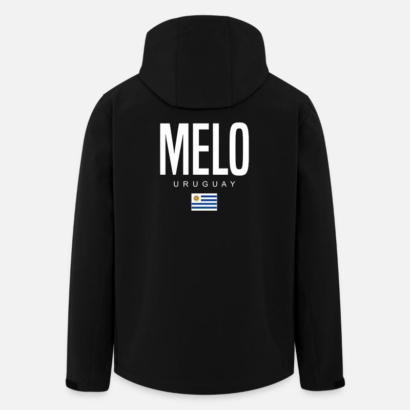 Melo Uruguay Uruguayen - Veste softshell homme en polyester recyclé Stanley/Stella - noir