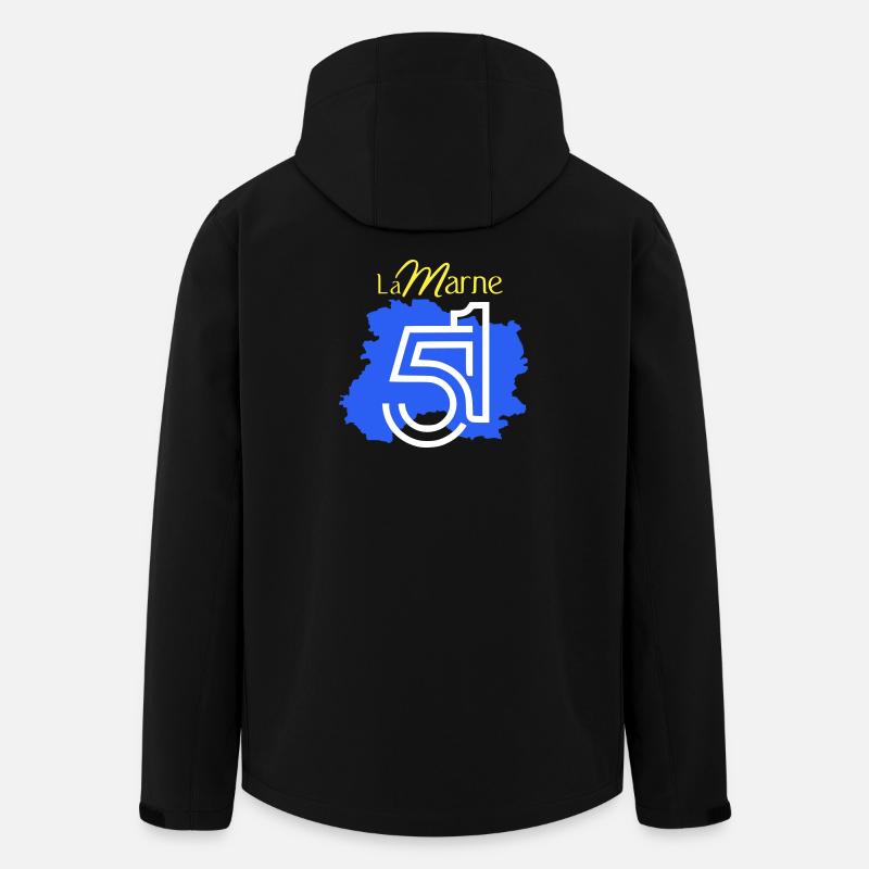 The Marne 51 - Men’s Recycled Softshell Jacket by Stanley/Stella - black