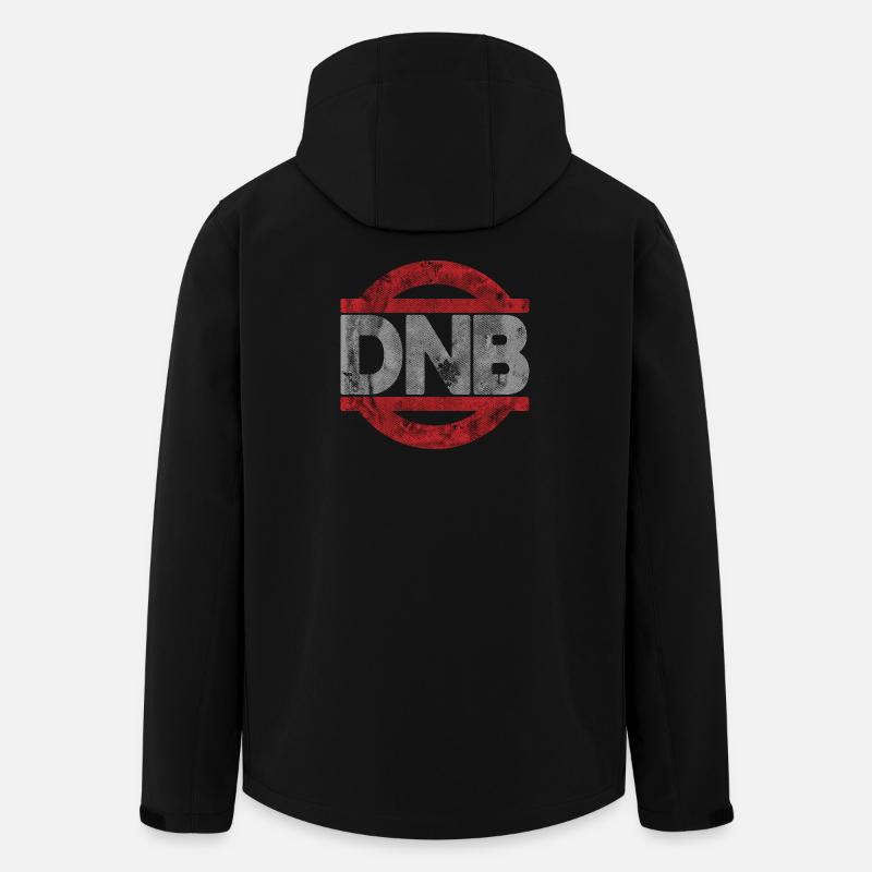 DNB Ne pliez pas le grunge - Veste softshell homme en polyester recyclé Stanley/Stella - noir