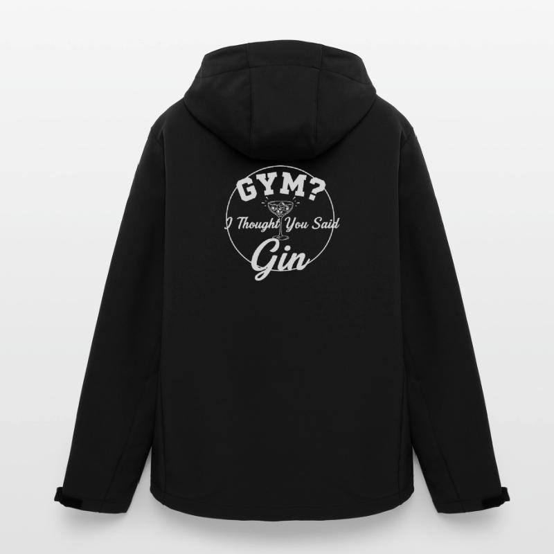 Gym oder Gin ? Recycelte Männer Softshell-Jacke von Stanley/Stella