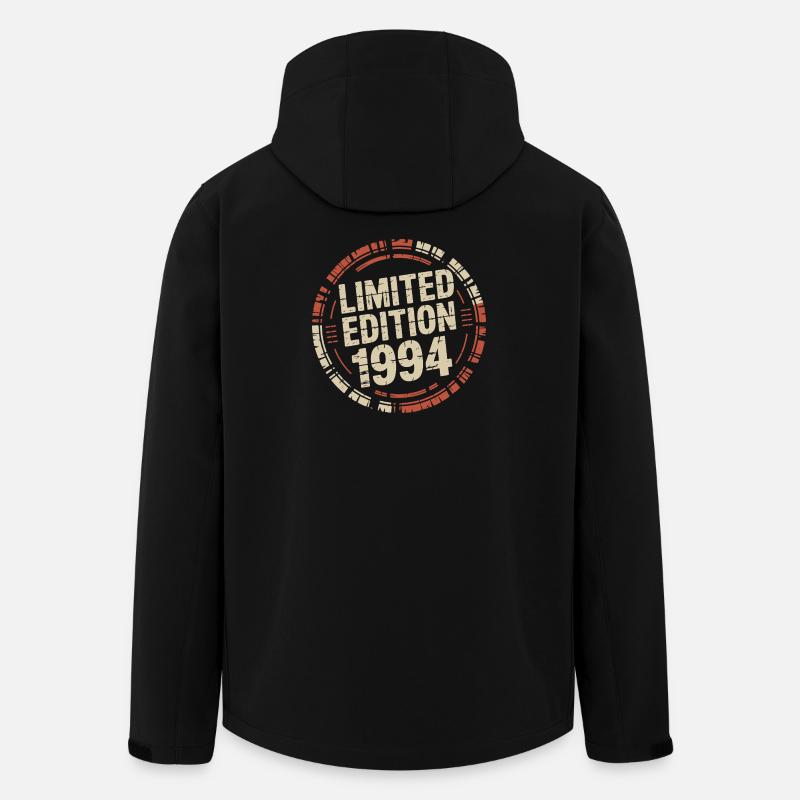 Édition limitée 1994 Rétro Badge Graphic - Veste softshell homme en polyester recyclé Stanley/Stella - noir