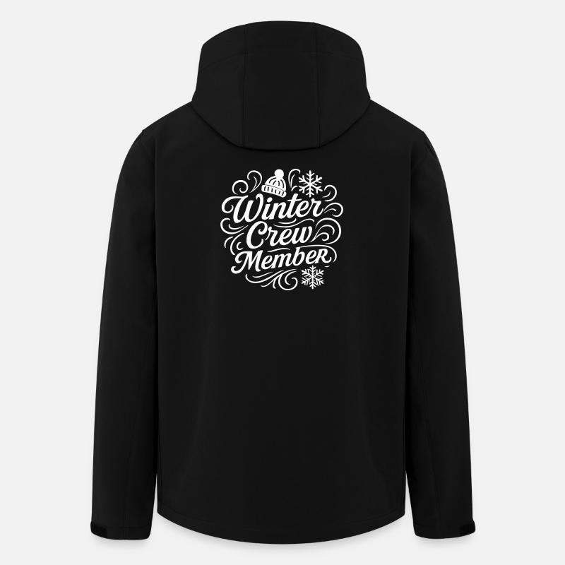 Winter Crew - Recycelte Männer Softshell-Jacke von Stanley/Stella - Schwarz