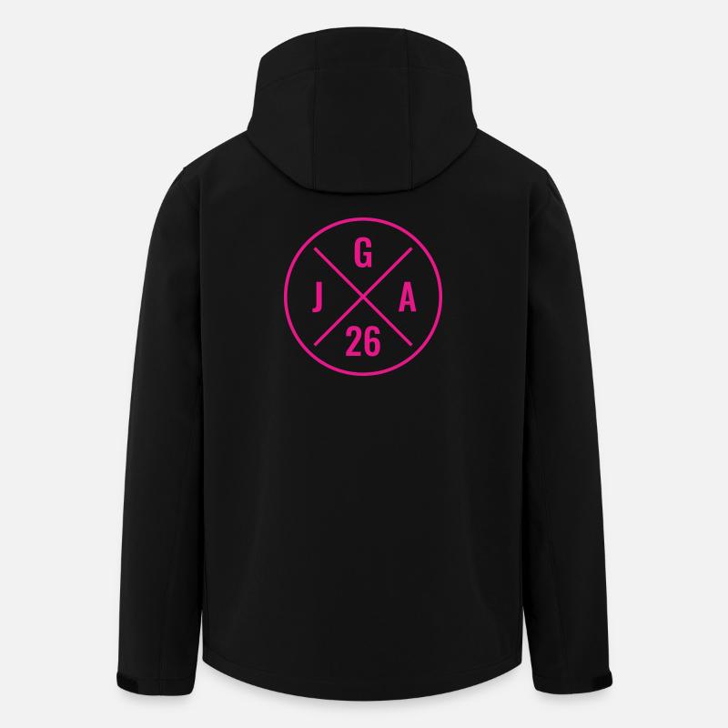 Jga 2026 - Recycelte Männer Softshell-Jacke von Stanley/Stella - Schwarz