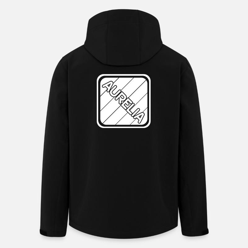 Aurélia - Veste softshell homme en polyester recyclé Stanley/Stella - noir