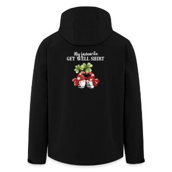 Guérissez-vous Guérissez Bonne santé Coccinelle - Veste softshell homme en polyester recyclé Stanley/Stella - noir - Dos - AI Model Male 185 light (185cm)