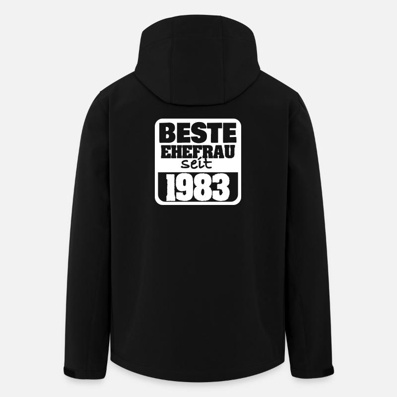 1983 - Men’s Recycled Softshell Jacket by Stanley/Stella - black