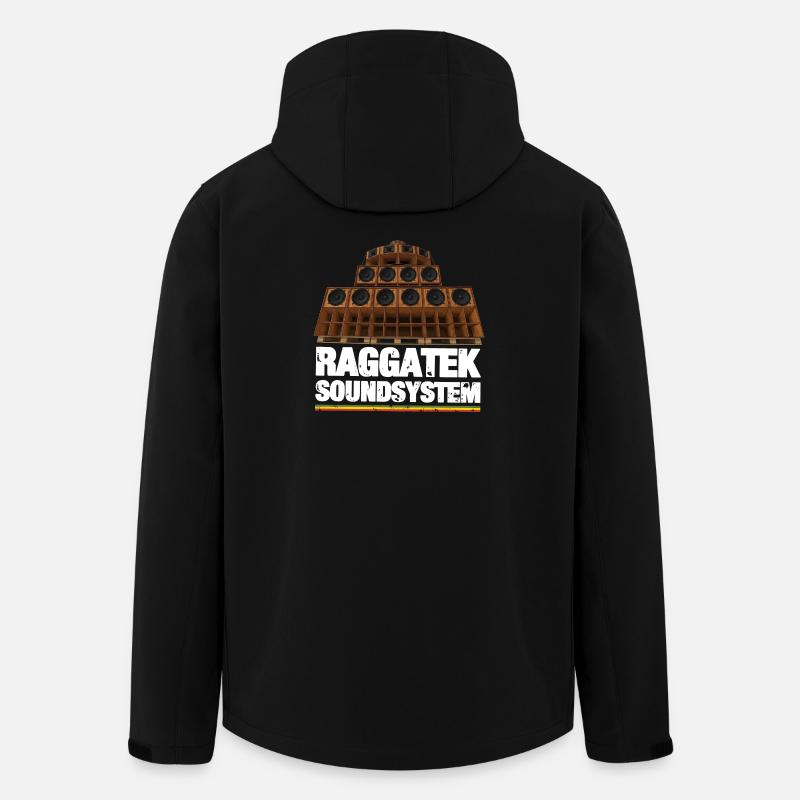 raggatek - Men’s Recycled Softshell Jacket by Stanley/Stella - black