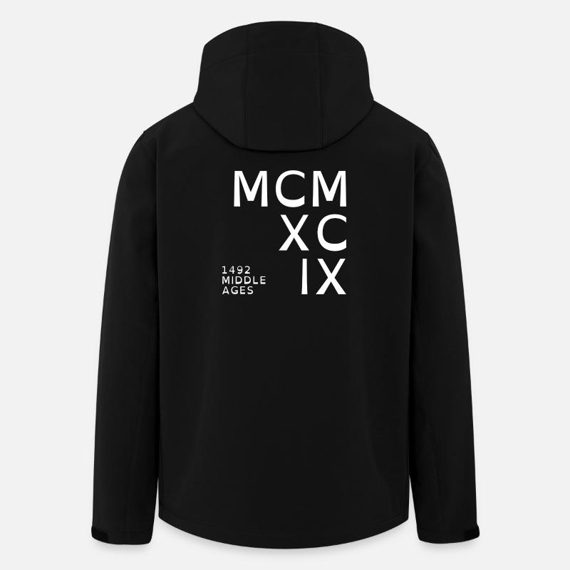 1999_COMPANY_white - Men’s Recycled Softshell Jacket by Stanley/Stella - black