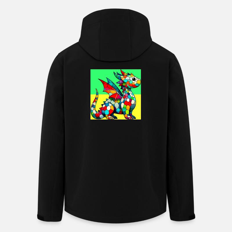 dragon - Men’s Recycled Softshell Jacket by Stanley/Stella - black
