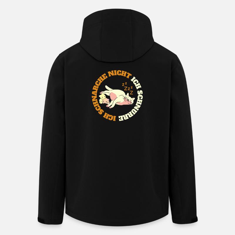 cat - Recycelte Männer Softshell-Jacke von Stanley/Stella - Schwarz