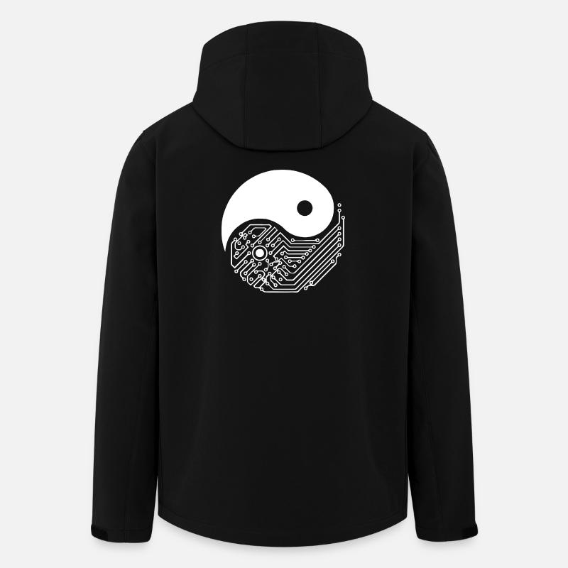 Maskinlæringsingeniør, dyp læring og AI ML - Softshelljakke herre i resirkulert polyester Stanley/Stella - svart