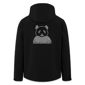 T-shirt Panda Dot Art - Veste softshell homme en polyester recyclé Stanley/Stella - noir - Dos - AI Model Male 185 light (185cm)