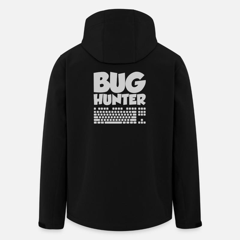 Sjove softwareingeniører, programmører, udviklere, udviklere - Stanley/Stella Mænd Genanvendt Softshell-jakke Discoverer - sort