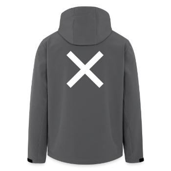 Signes X - Veste softshell homme en polyester recyclé Stanley/Stella - charbon - Dos - AI Model Male 185 light (185cm)