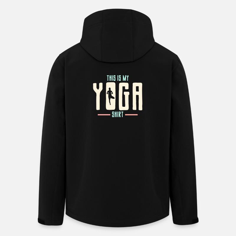 Yoga - Veste softshell homme en polyester recyclé Stanley/Stella - noir