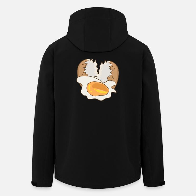 Spiegel mit Eierschale - Recycelte Männer Softshell-Jacke von Stanley/Stella - Schwarz