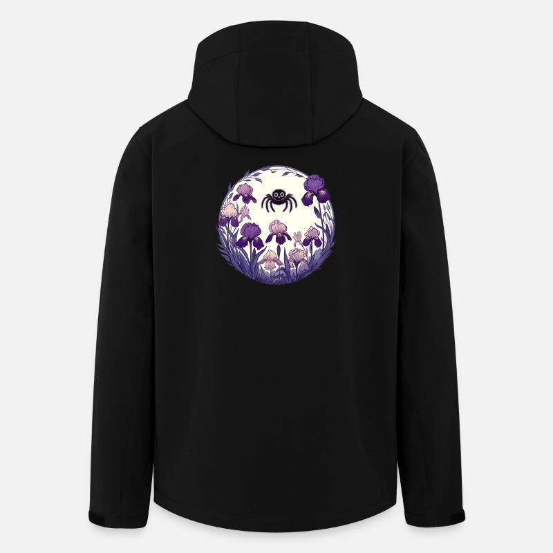 Iris Garden Spider Circle - Men’s Recycled Softshell Jacket by Stanley/Stella - black