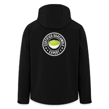 Guacamole Experte Guac Dip Geschenk - Recycelte Männer Softshell-Jacke von Stanley/Stella - Schwarz - Hinten - AI Model Male 185 light (185cm)
