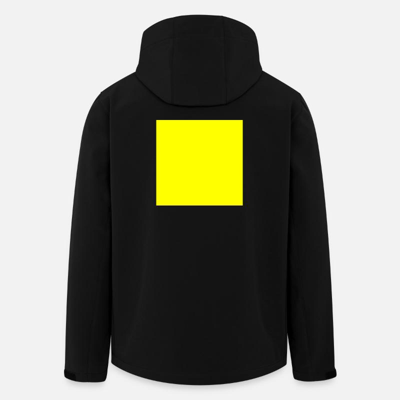 gelber Hintergrund Textur Vorlage personalisieren - Recycelte Männer Softshell-Jacke von Stanley/Stella - Schwarz
