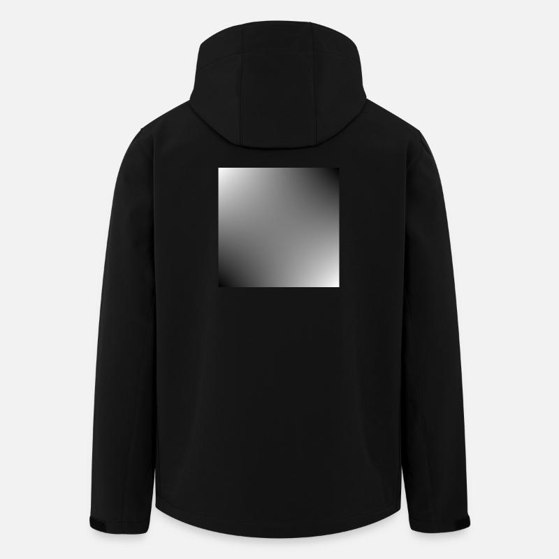 grauer Hintergrund Textur Vorlage personalisieren - Recycelte Männer Softshell-Jacke von Stanley/Stella - Schwarz