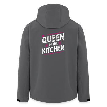 Queen of the Kitchen - Kochschürze - Chefköchin - Recycelte Männer Softshell-Jacke von Stanley/Stella - Anthrazit - Hinten - AI Model Male 185 light (185cm)