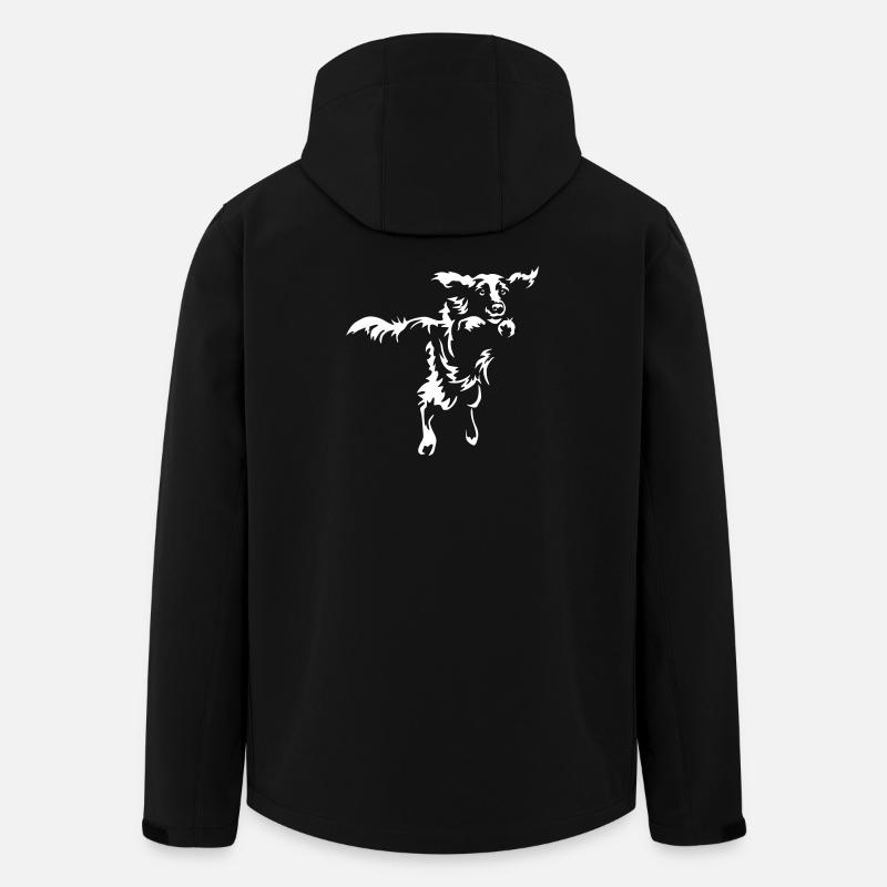 Münsterländer "Black Edition" - Recycelte Männer Softshell-Jacke von Stanley/Stella - Schwarz