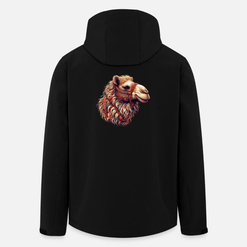 Kamel - Recycelte Männer Softshell-Jacke von Stanley/Stella - Schwarz