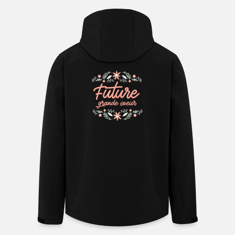 Future Grande Soeur - Veste softshell homme en polyester recyclé Stanley/Stella - noir