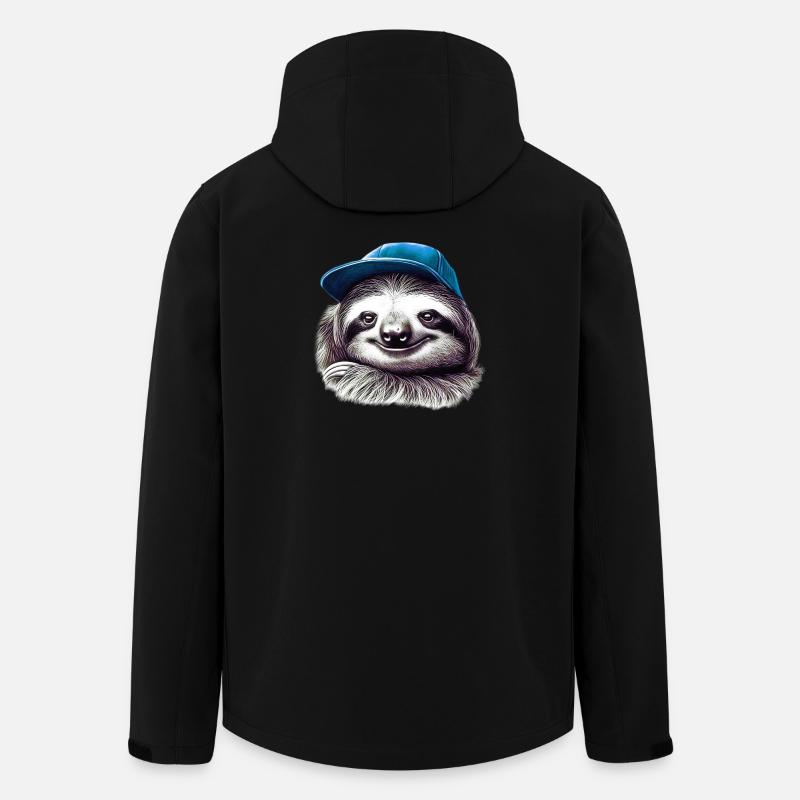 Faultier - Recycelte Männer Softshell-Jacke von Stanley/Stella - Schwarz