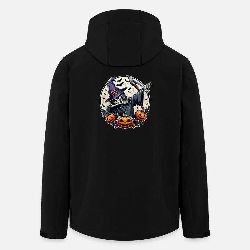 Dabing Reaper Halloween - Men’s Recycled Softshell Jacket by Stanley/Stella - black