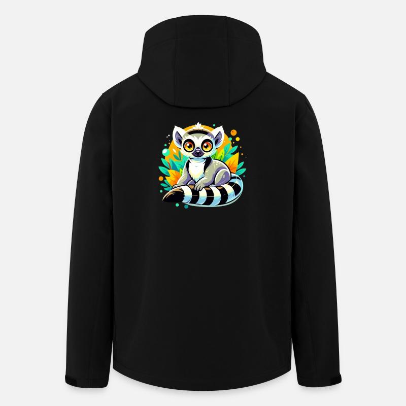 Lemur - Recycelte Männer Softshell-Jacke von Stanley/Stella - Schwarz
