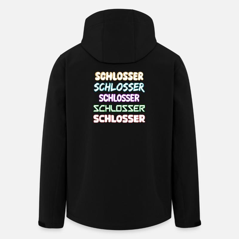 Schlosser als Job - Recycelte Männer Softshell-Jacke von Stanley/Stella - Schwarz
