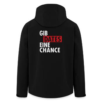 Donnez une chance aux rendez-vous - Veste softshell homme en polyester recyclé Stanley/Stella - noir - Dos - AI Model Male 185 light (185cm)