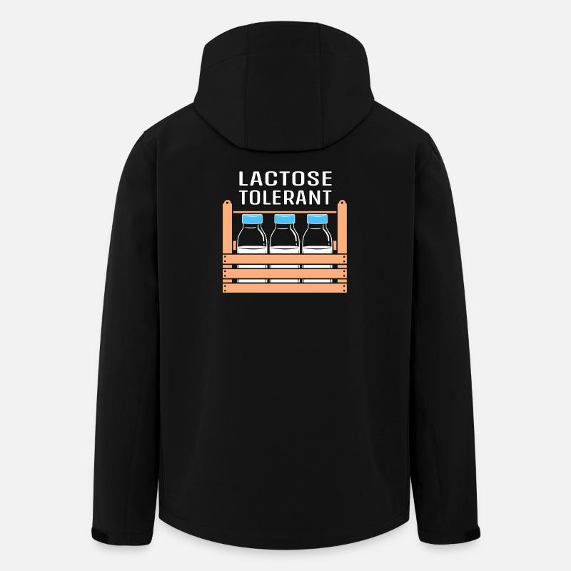 Flatulence Milk Lactose - Men’s Recycled Softshell Jacket by Stanley/Stella - black