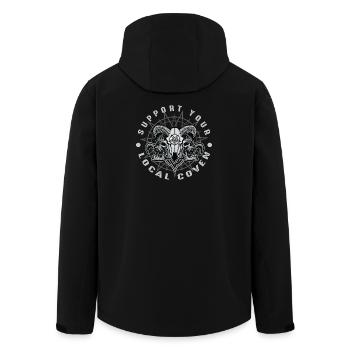 Hexenzirkel Unterstütz deinen lokalen Hexenzirkel  - Recycelte Männer Softshell-Jacke von Stanley/Stella - Schwarz - Hinten - AI Model Male 185 light (185cm)