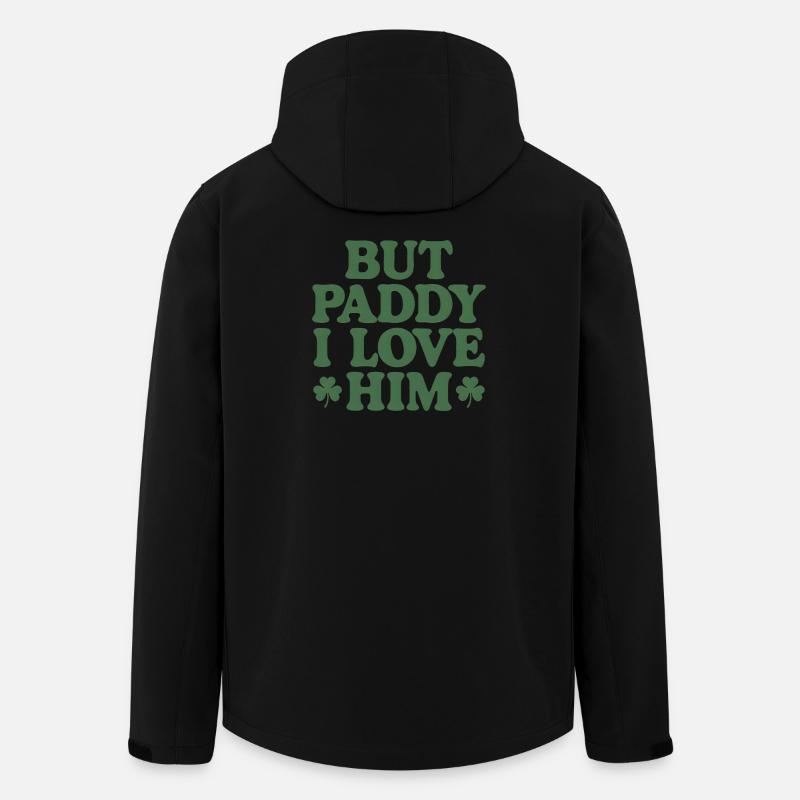 Mais Paddy, je l’aime - Veste softshell homme en polyester recyclé Stanley/Stella - noir