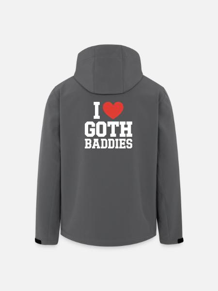 I Love Gothic Baddies - Men’s Recycled Softshell Jacket by Stanley/Stella - black