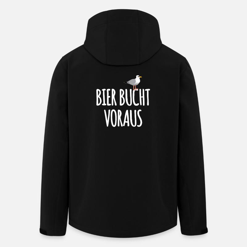 Bier Bucht Seefahrer Kneipe - Recycelte Männer Softshell-Jacke von Stanley/Stella - Schwarz