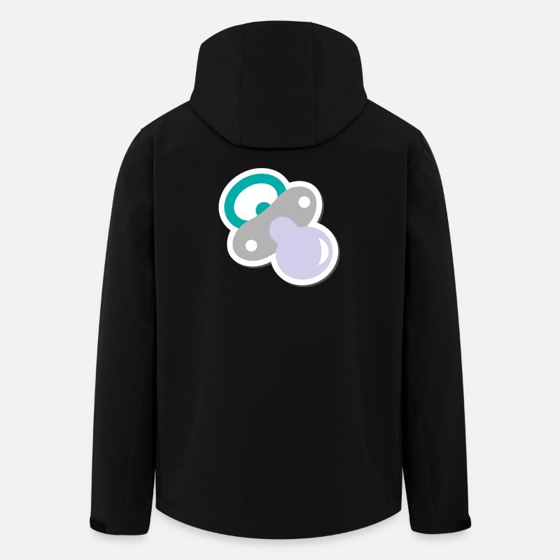 Pacifier - Men’s Recycled Softshell Jacket by Stanley/Stella - black