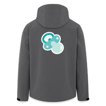 Pacifier - Men’s Recycled Softshell Jacket by Stanley/Stella - anthracite - Back - AI Model Male 185 light (185cm)