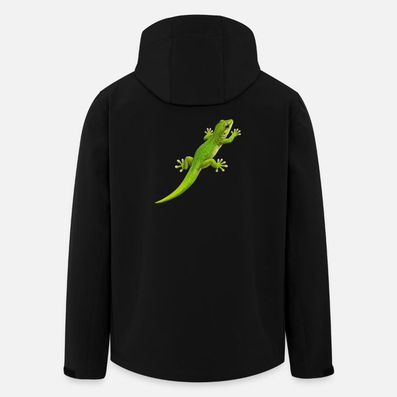 Escalade de gecko 1 - Veste softshell homme en polyester recyclé Stanley/Stella - noir