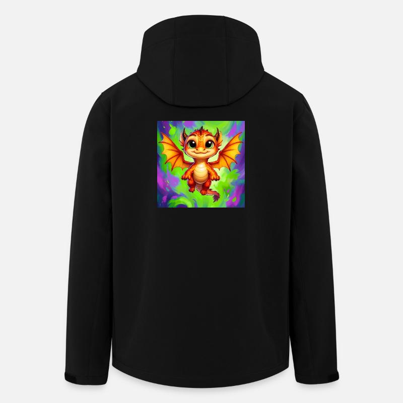 dragon - Men’s Recycled Softshell Jacket by Stanley/Stella - black