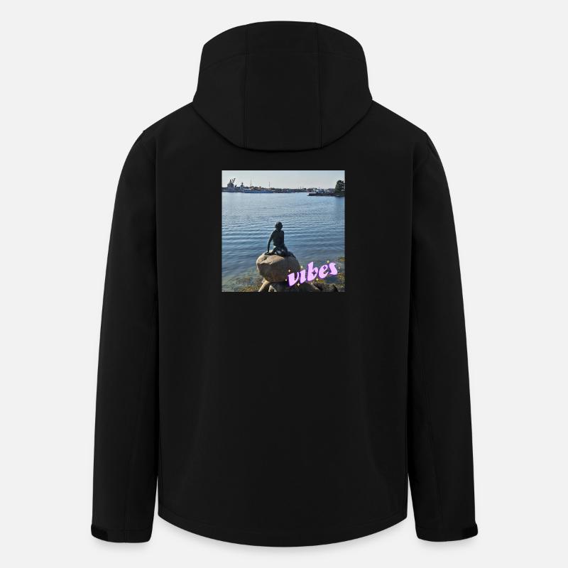 Vibes - Veste softshell homme en polyester recyclé Stanley/Stella - noir