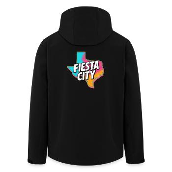 Fiesta City Neon Texas - Veste softshell homme en polyester recyclé Stanley/Stella - noir - Dos - AI Model Male 185 light (185cm)