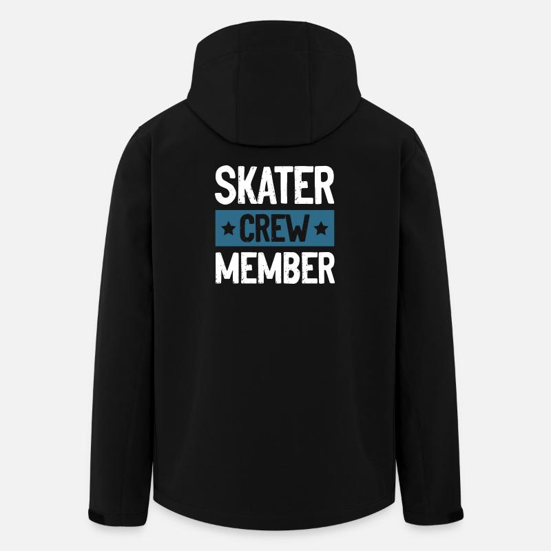 Skater Crew - Recycelte Männer Softshell-Jacke von Stanley/Stella - Schwarz