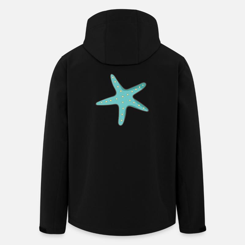 L’étoile de mer - Veste softshell homme en polyester recyclé Stanley/Stella - noir