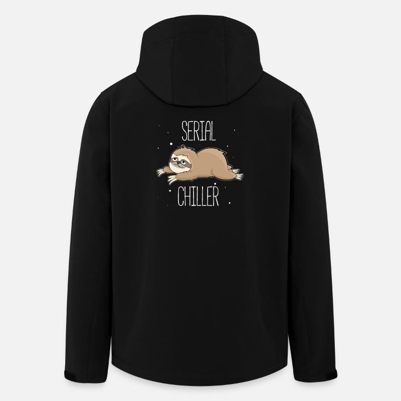 Serial Chiller - Recycelte Männer Softshell-Jacke von Stanley/Stella - Schwarz