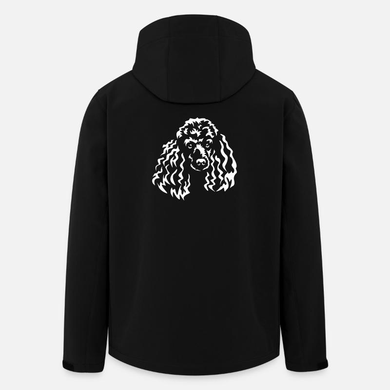Poodle Head "Black Edition" - Men’s Recycled Softshell Jacket by Stanley/Stella - black