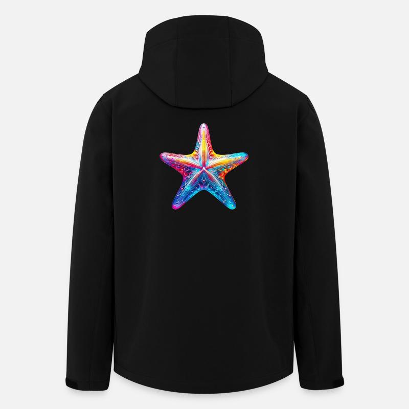 Starfish - Men’s Recycled Softshell Jacket by Stanley/Stella - black