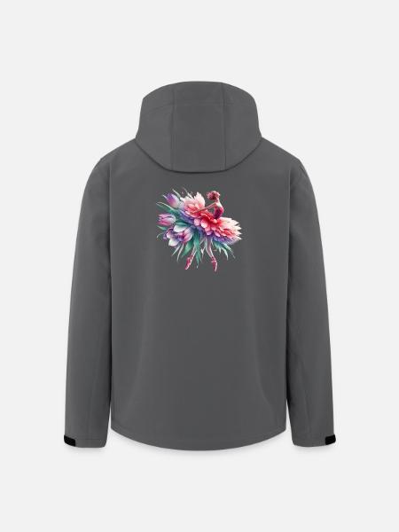 Danseuse de ballet avec tutu - Veste softshell homme en polyester recyclé Stanley/Stella - noir